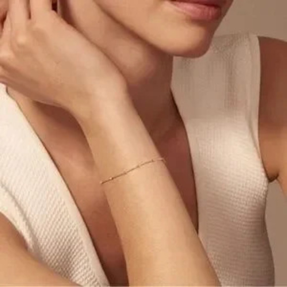 Jewelry - Gold 18k Gold Plated Beaded Bracelet